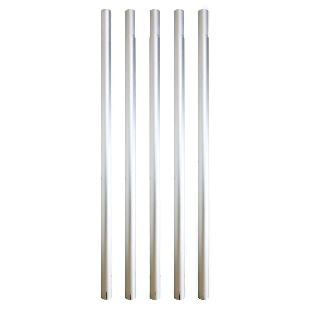 20 Gallon Cyclone II 3600W Stainless Steel Gutter Vacuum with 20 Foot Aluminum Poles and Bag