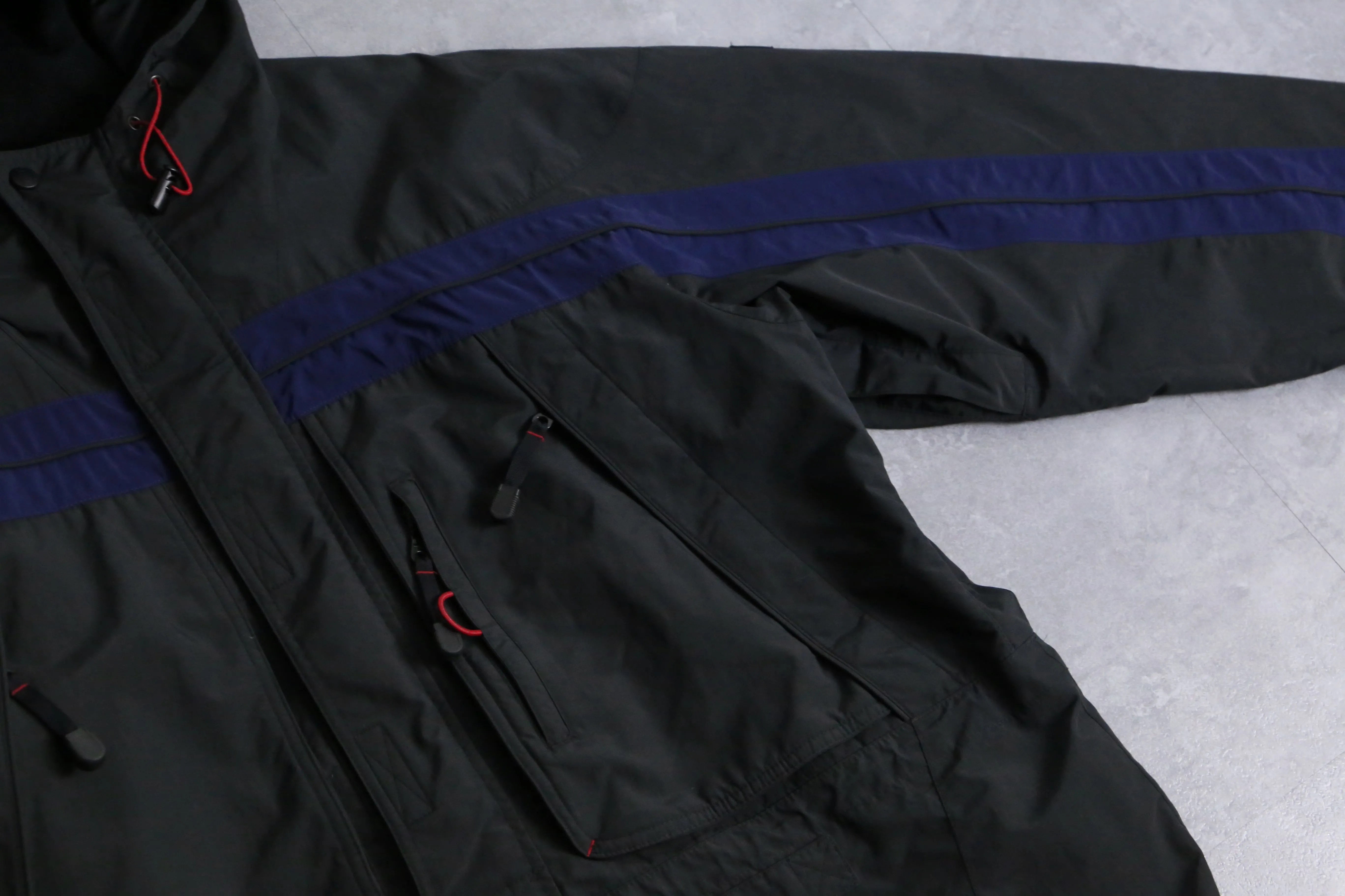 2000s EBTEK technical nylon anorak parka "Weatheredge"