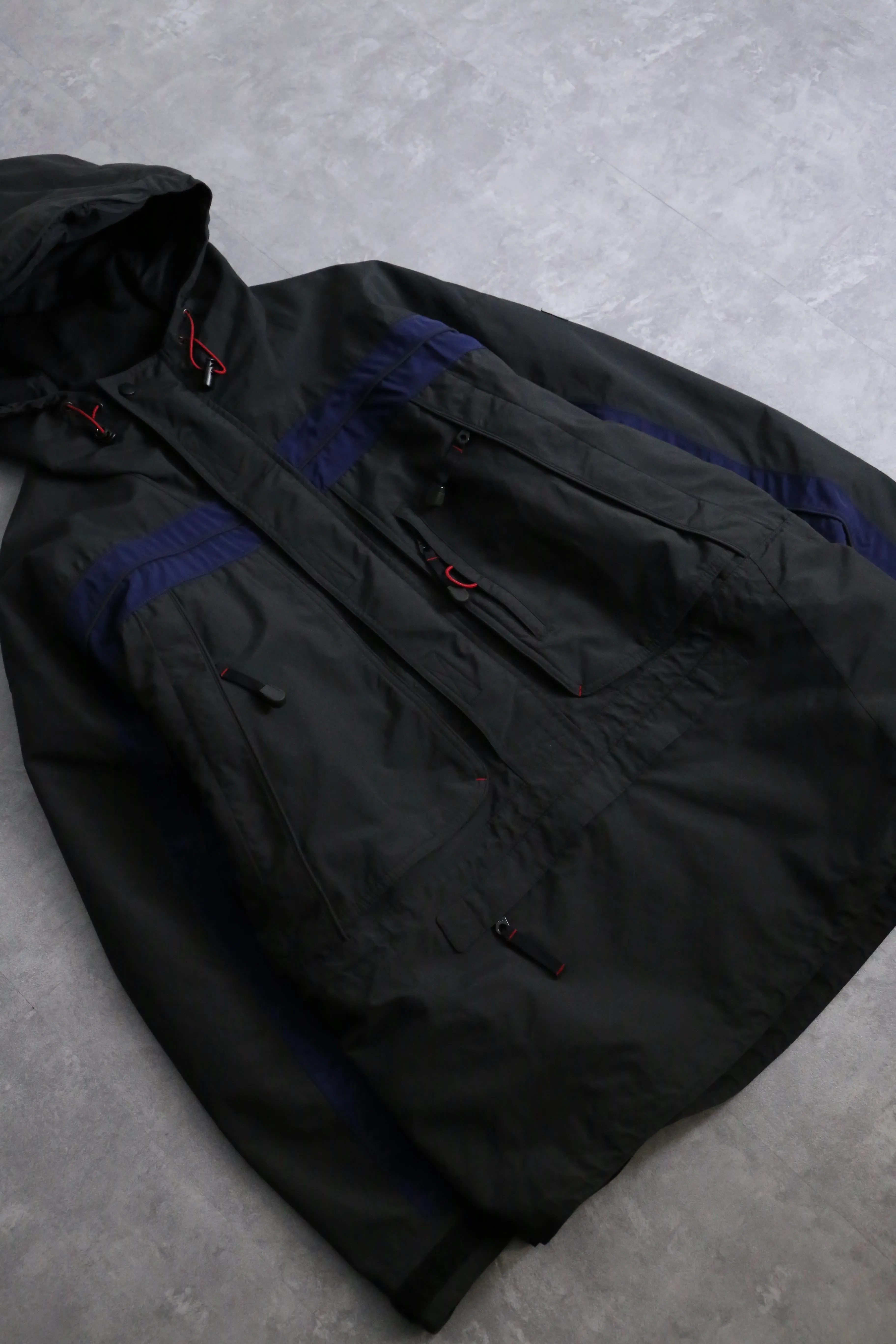 2000s EBTEK technical nylon anorak parka "Weatheredge"
