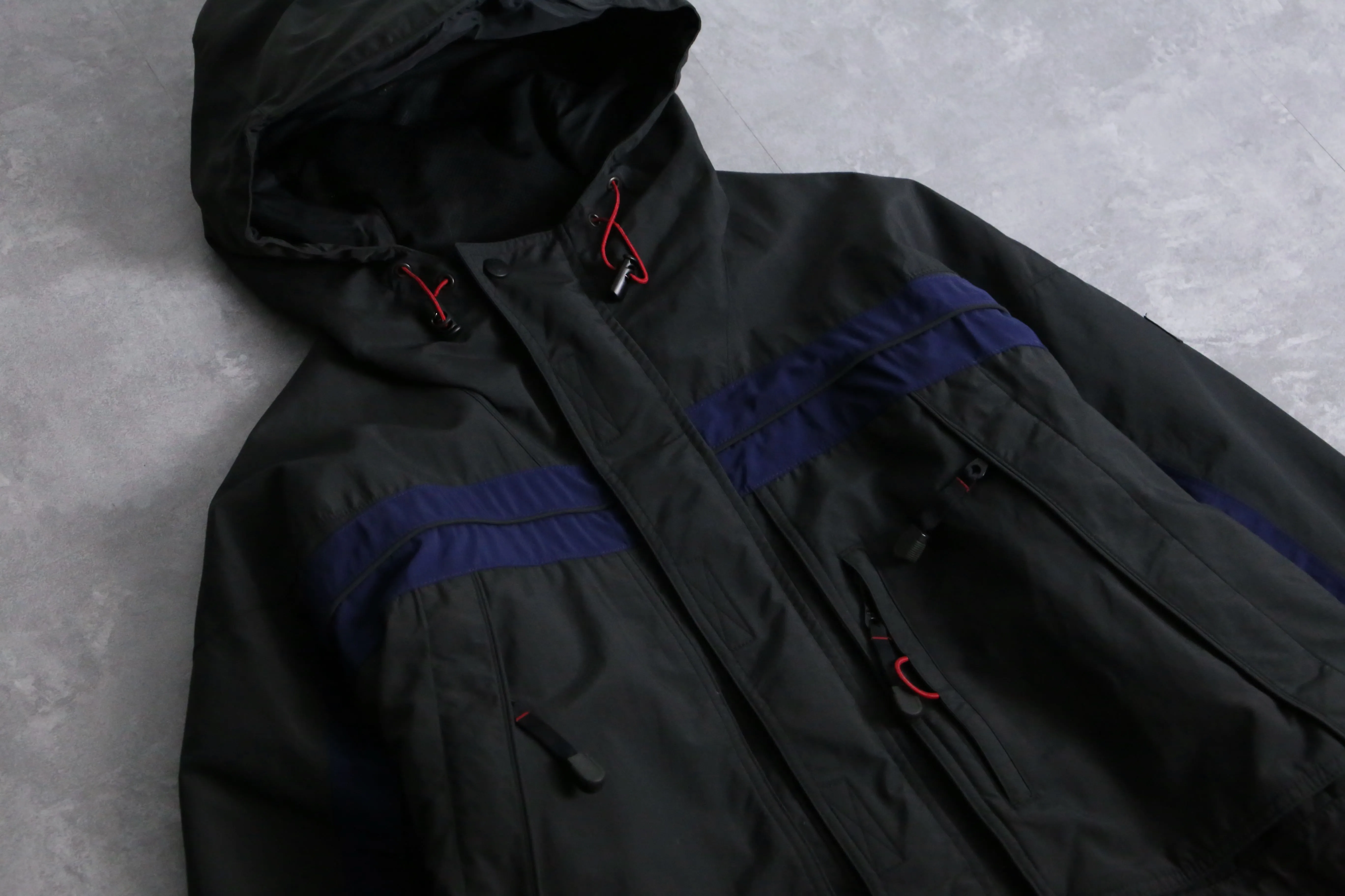 2000s EBTEK technical nylon anorak parka "Weatheredge"