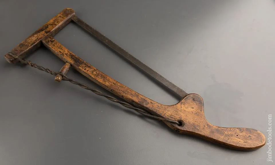 Amazing! Primitive European Framed Saw - 80738R