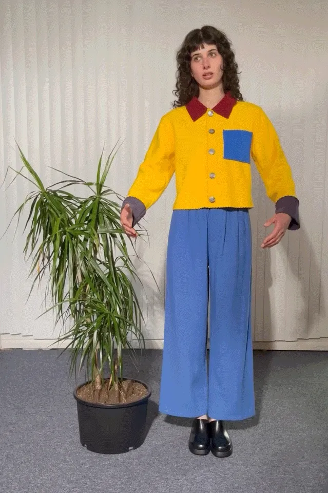 American Girl Doll TODAY Yellow Fleece Jacket