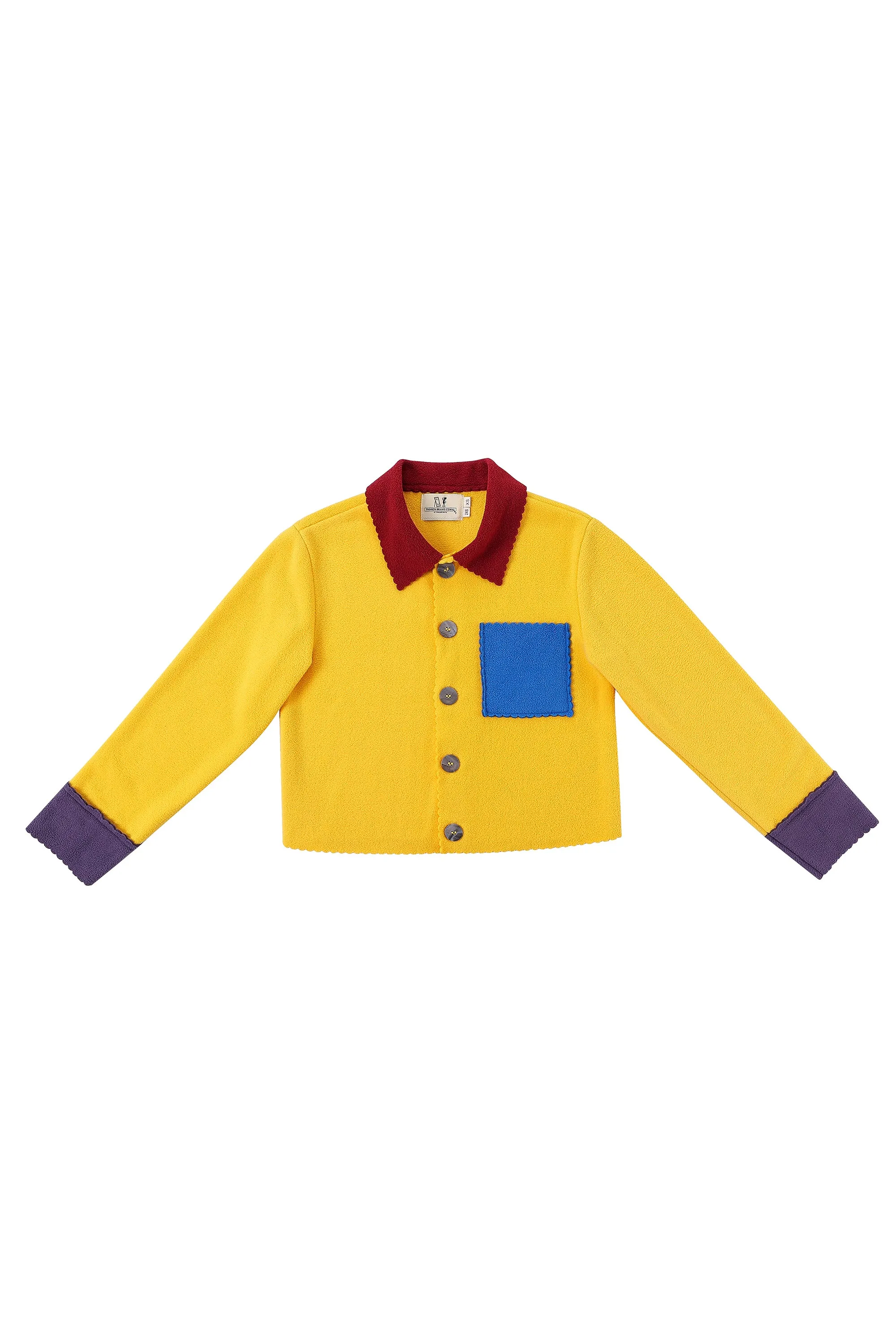 American Girl Doll TODAY Yellow Fleece Jacket