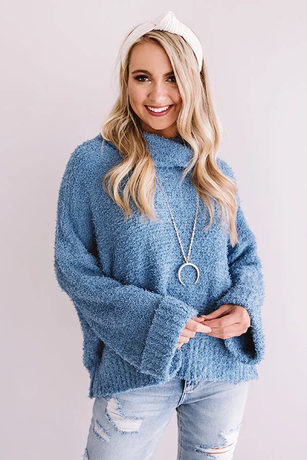 Arctic Evening Knit Sweater in Autumn Sky