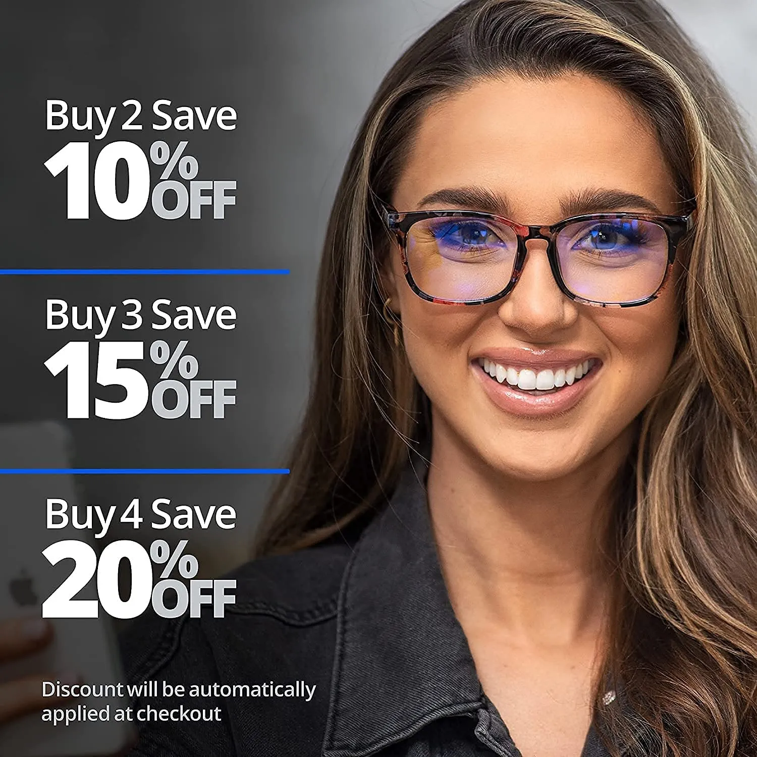 Blue-Light-Blocking-Reading-Glasses-Granite-0-50-Magnification-Computer-Glasses