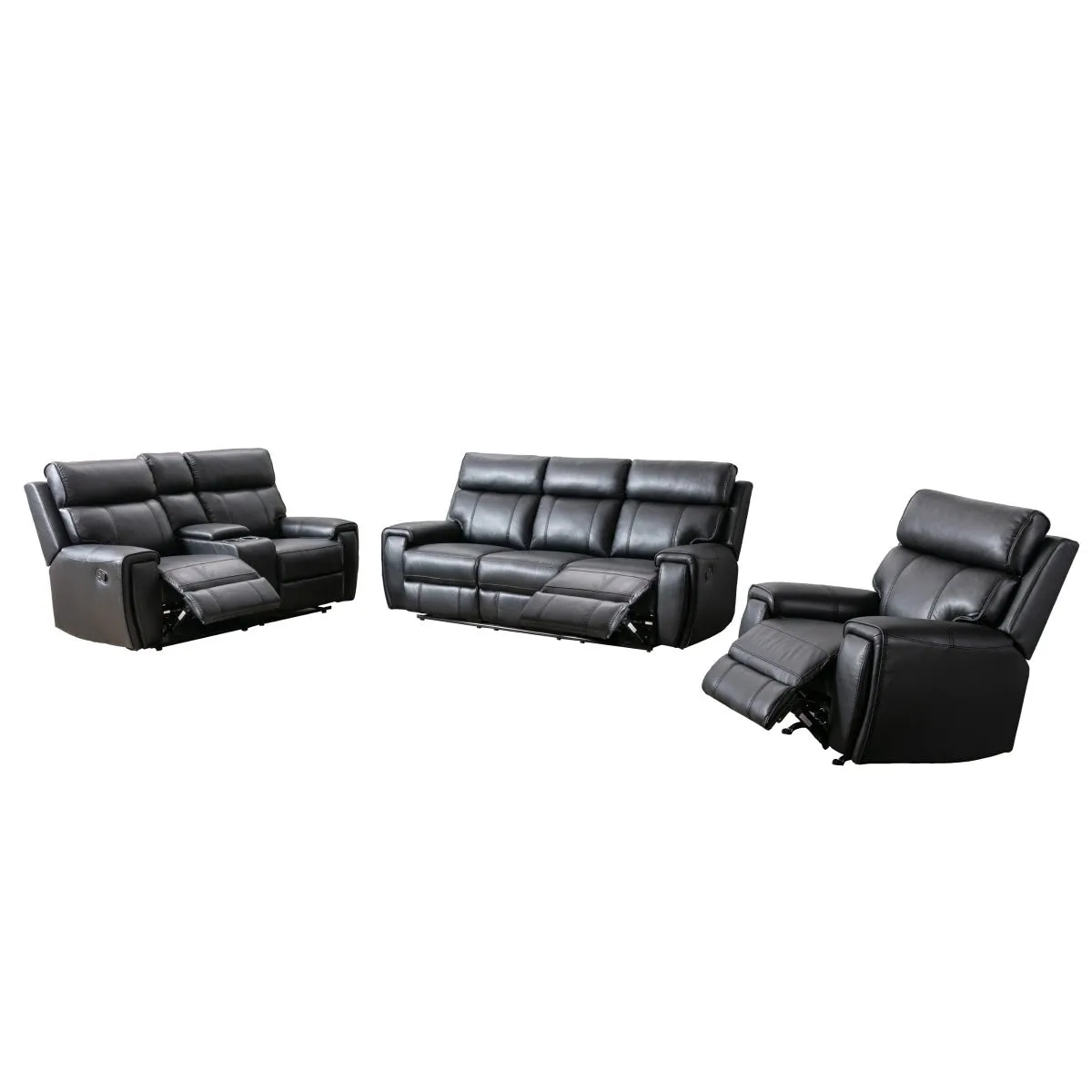Carnegie Black Rocker Recliner