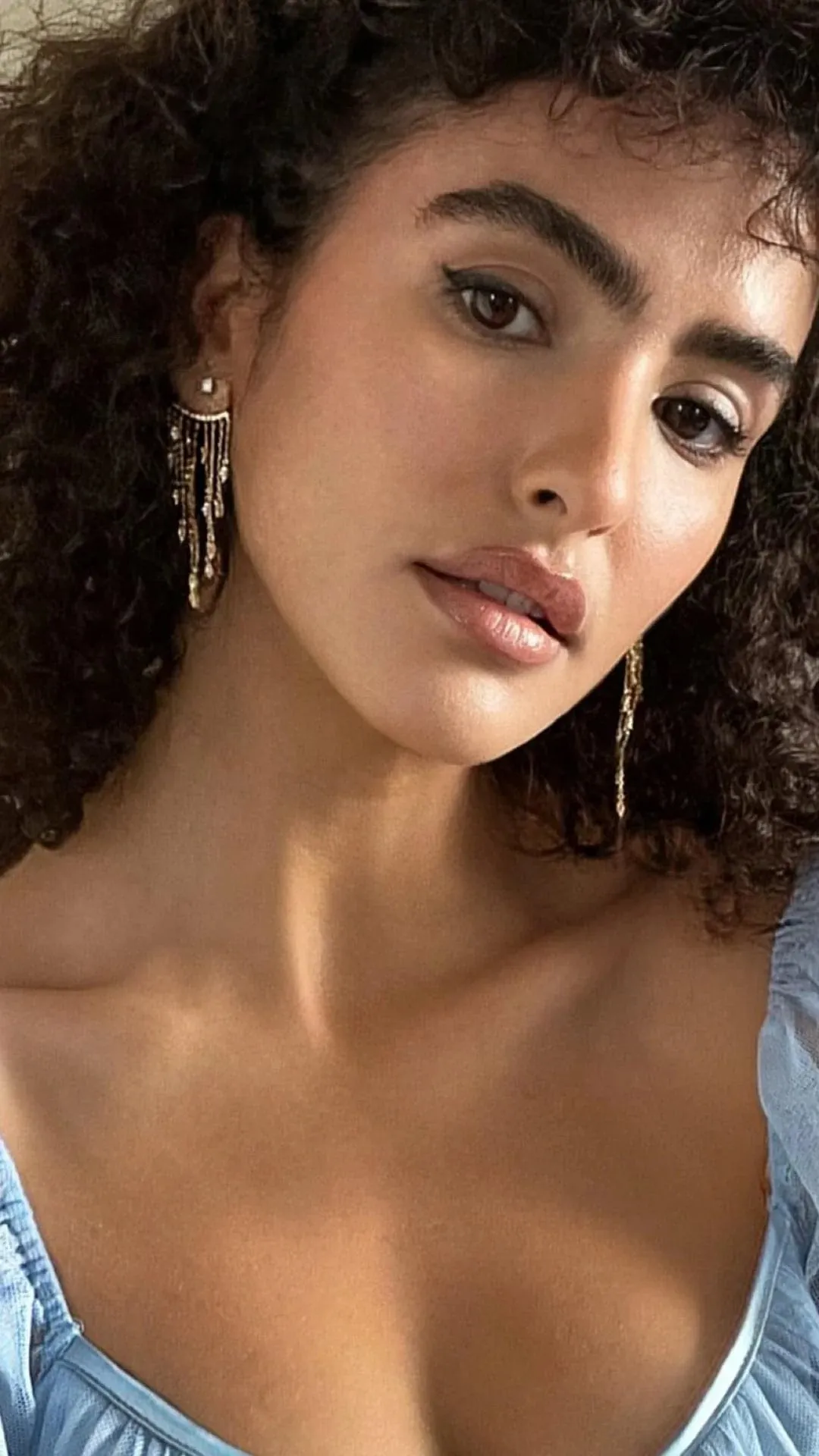 Chandelier Gold Plating Ear Jacket