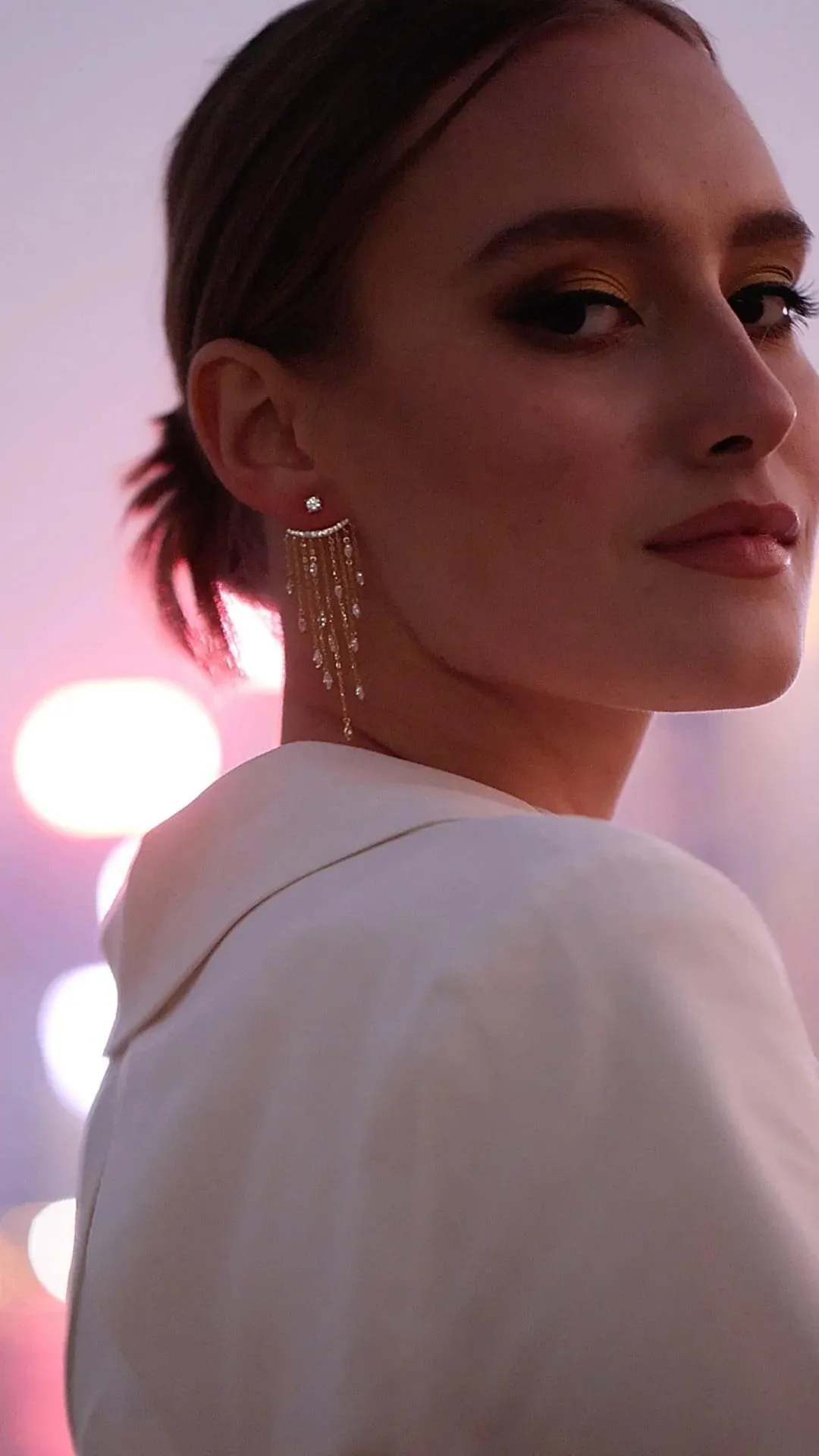 Chandelier Gold Plating Ear Jacket