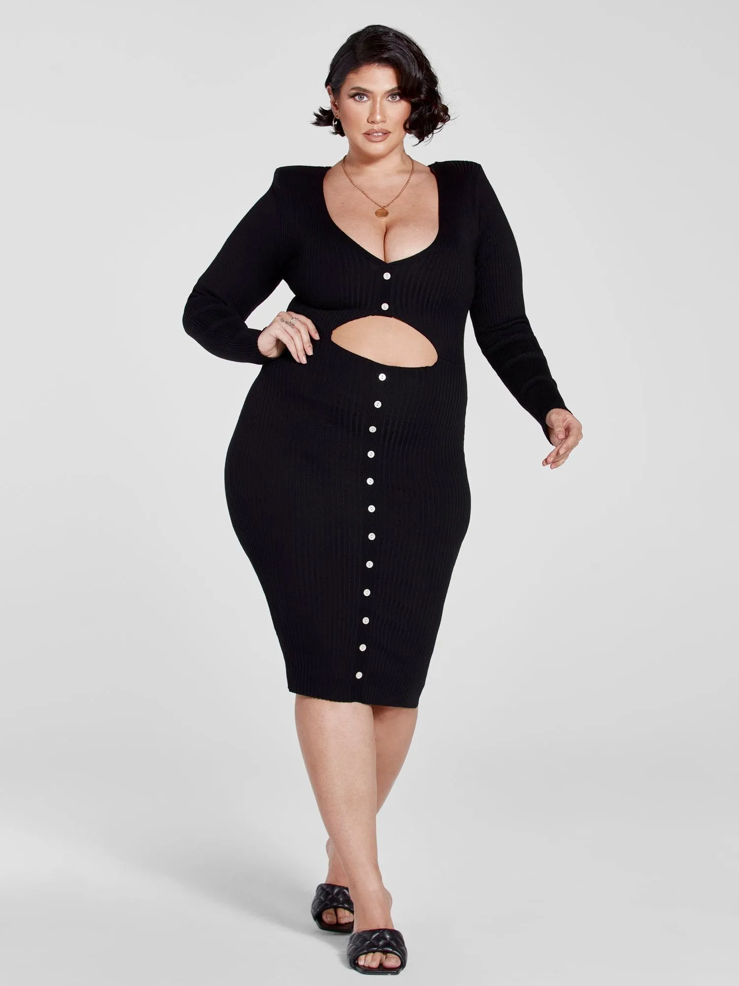 Chelle Cutout Sweater Dress