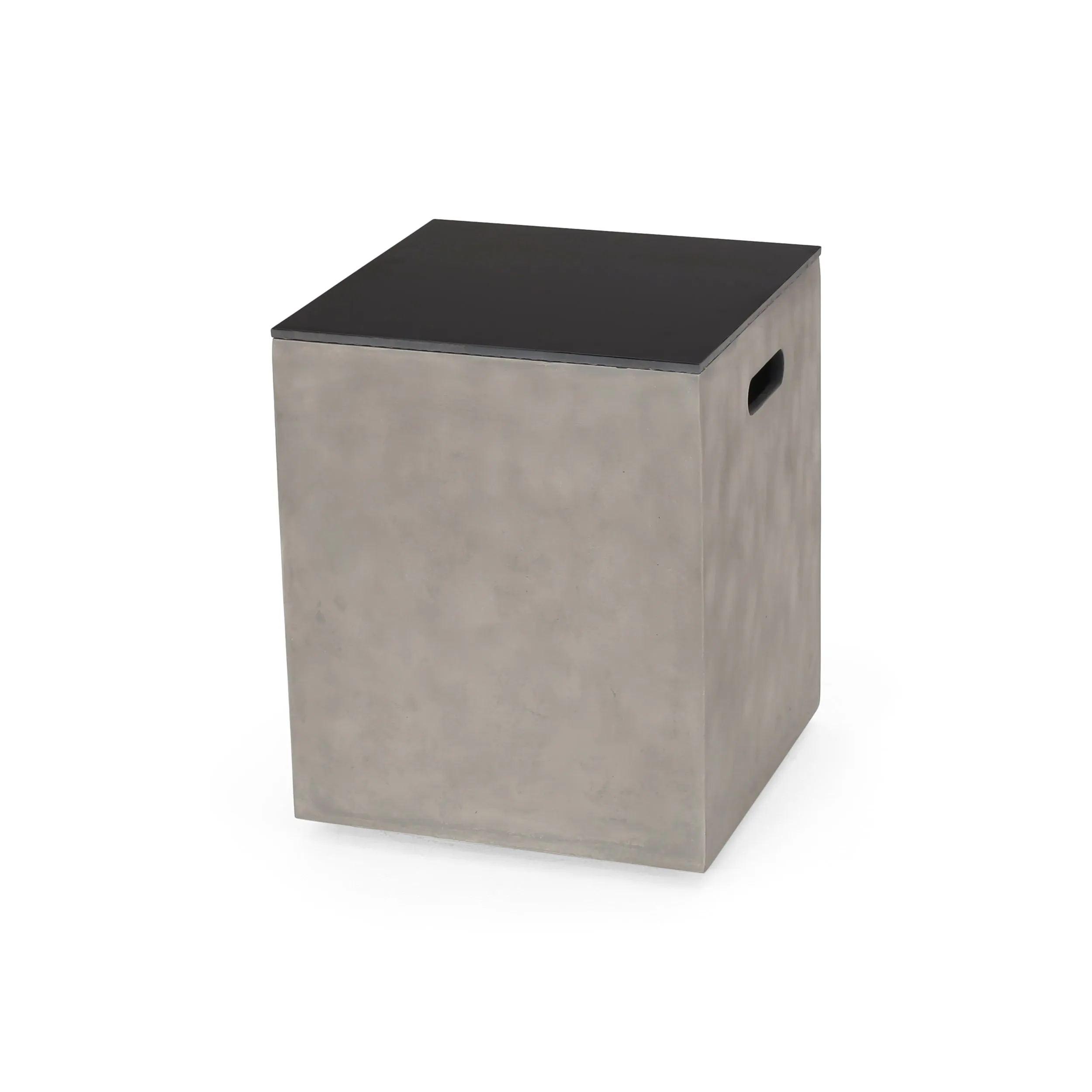 Cherie Outdoor 4 Seater Aluminum Chat Set with Fire Pit
