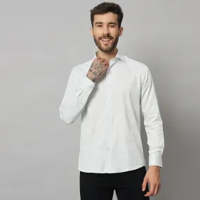 Chic Abstract Print Tee - Fashion-Forward Men's Casual Shirt (Size-L)