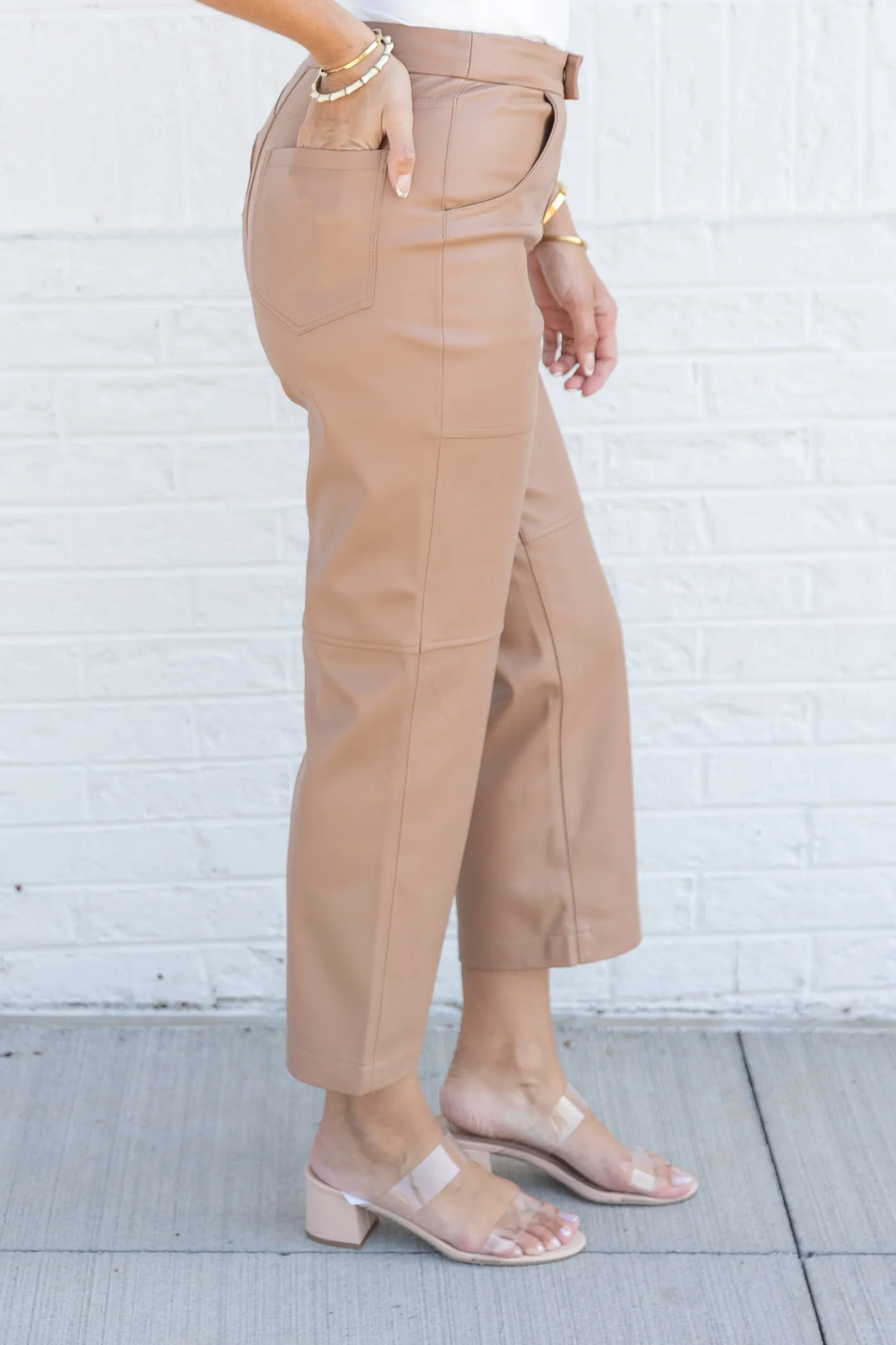CHLOE LEATHER PANTS