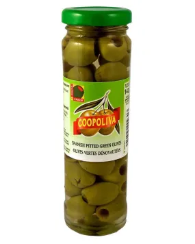 COOPOLIVA STUFFED GREEN OLIVES 85G