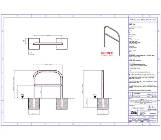Essentials 304 Stainless Steel Cycle Stand with Tapping Bar