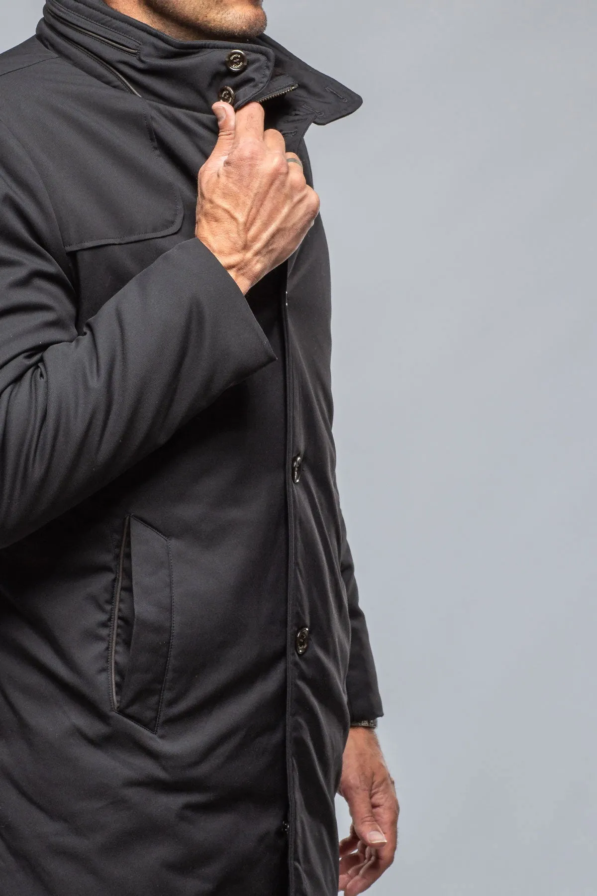 Fairmont Performance Overcoat In Charcoal