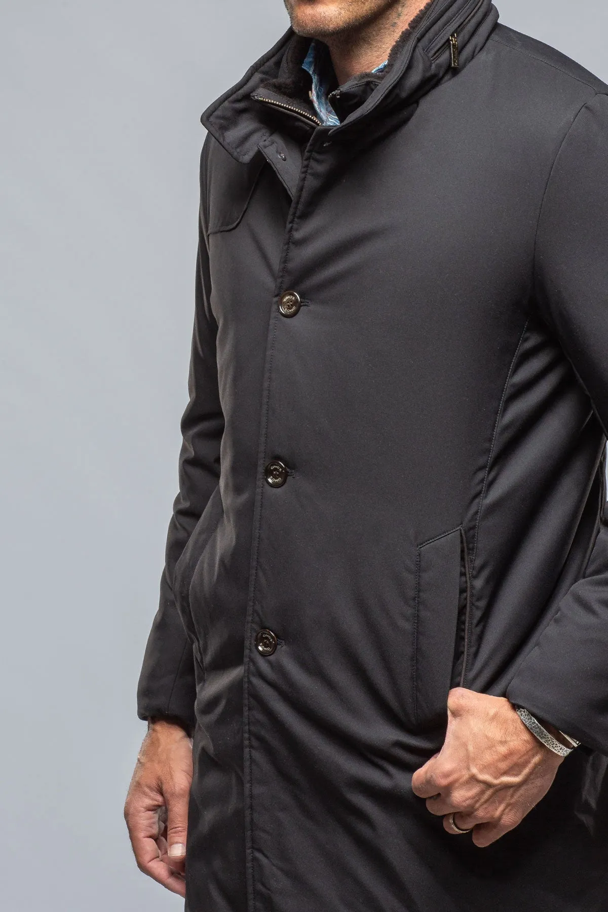 Fairmont Performance Overcoat In Charcoal