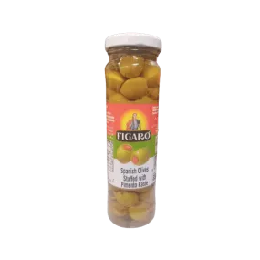FIGARO STUFFED GREEN OLIVES 142G