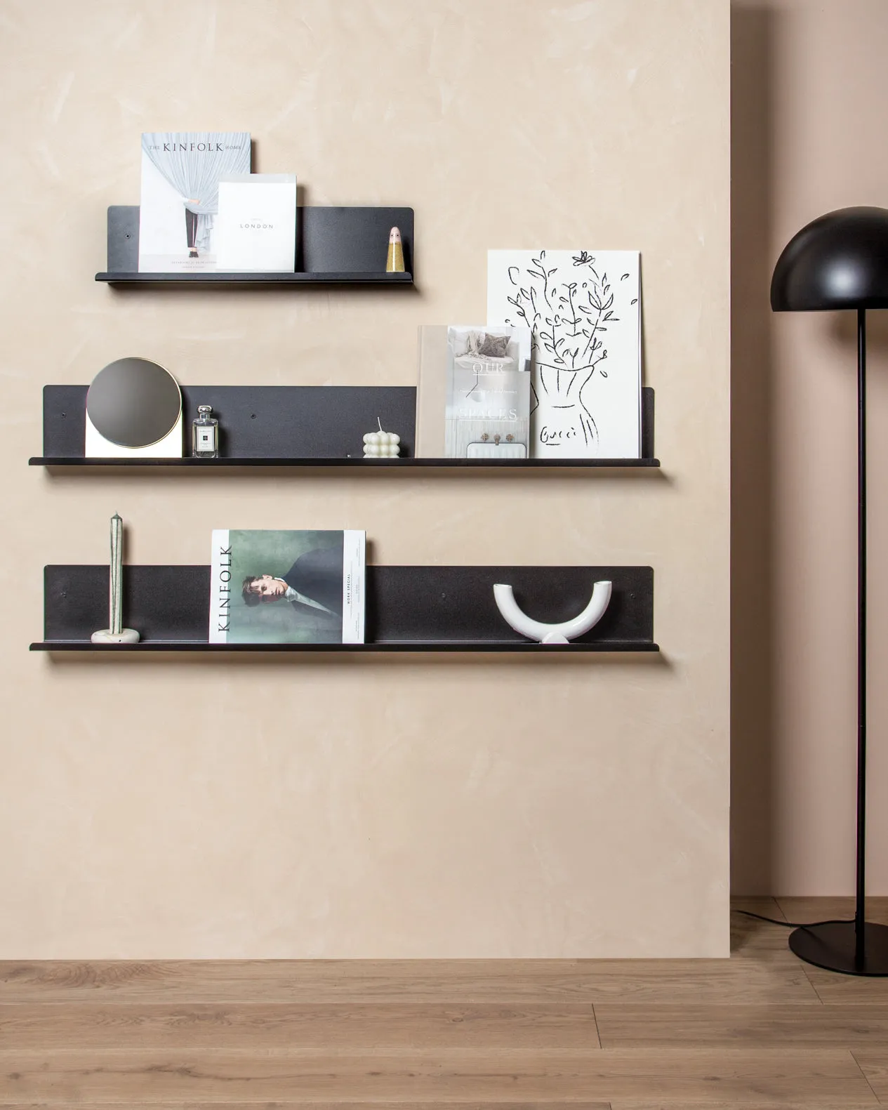 FOLD Display Ledge 600mm ∙ Black