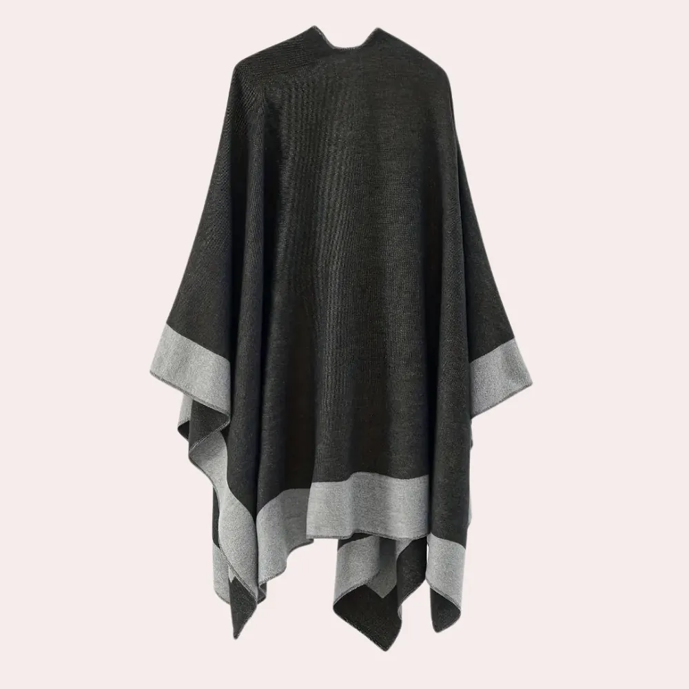Georgetta Poncho | Effen kleurenponcho voor vrouwen