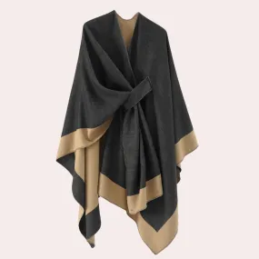 Georgetta Poncho | Effen kleurenponcho voor vrouwen