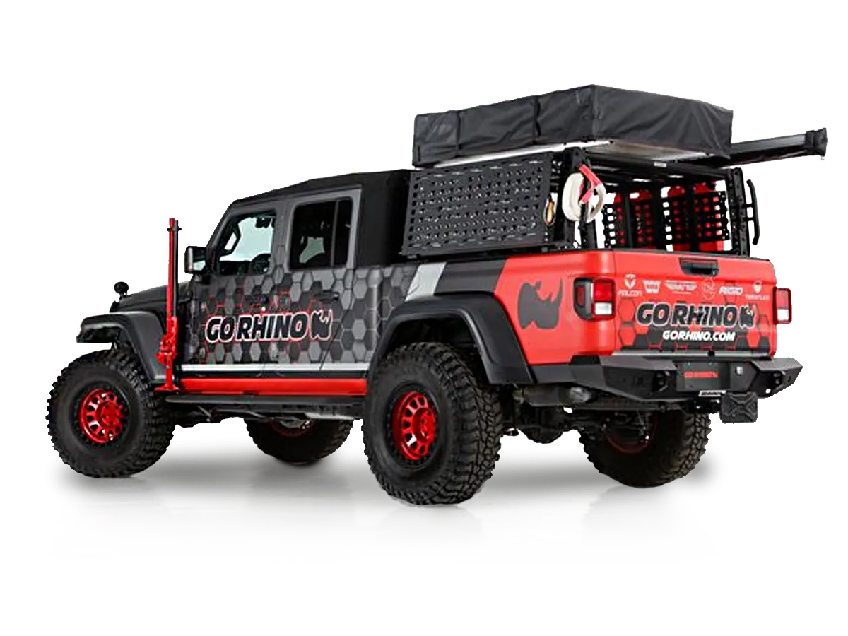GO RHINO XRS Overland Xtreme Full Size Bed Rack for 20-up Jeep Gladiator JT