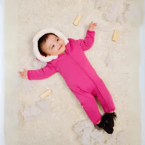 Hazy Magenta - Fleece Bunting Suit