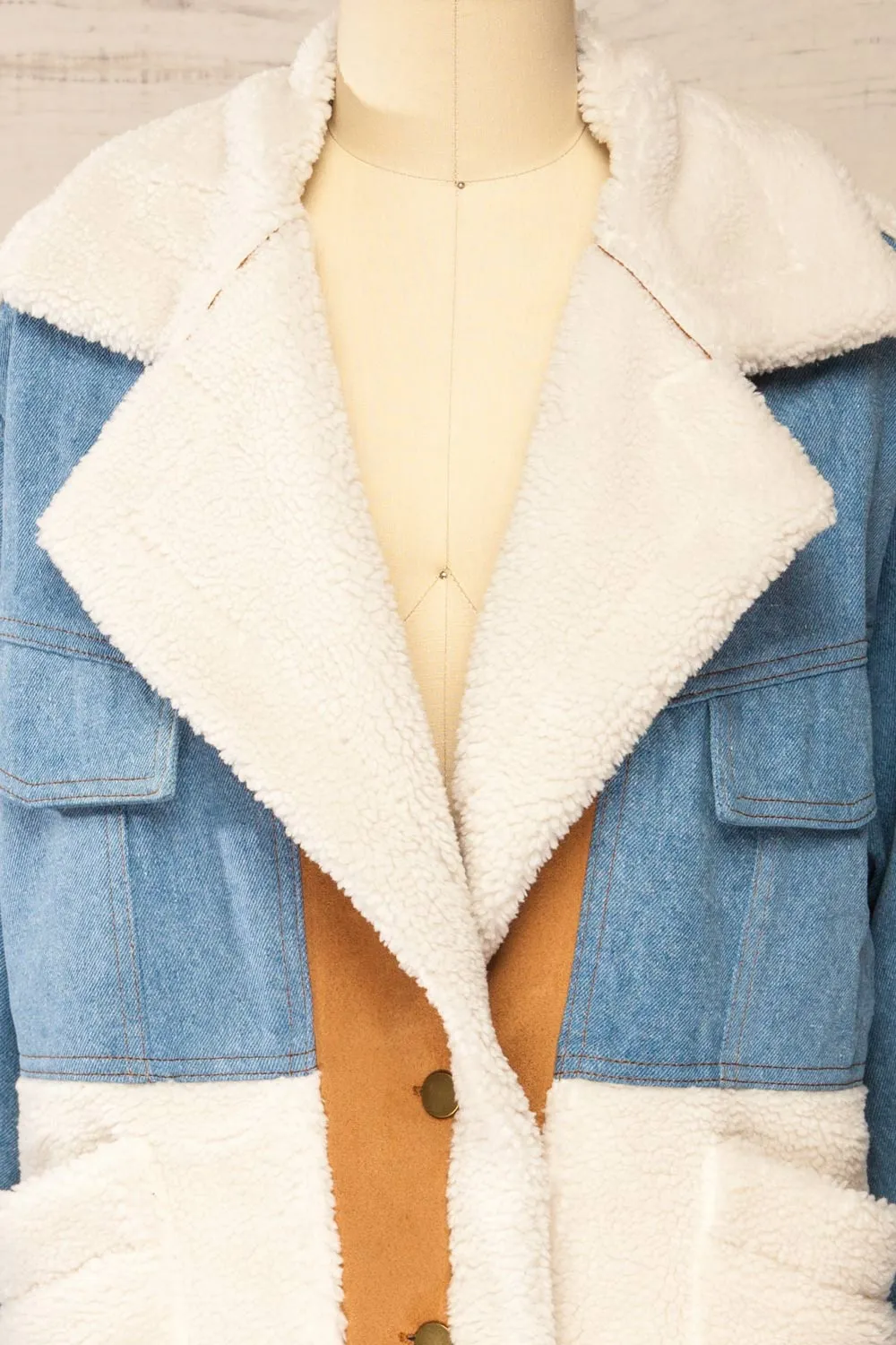 Hoddesdon | Denim Jacket w/ Sherpa