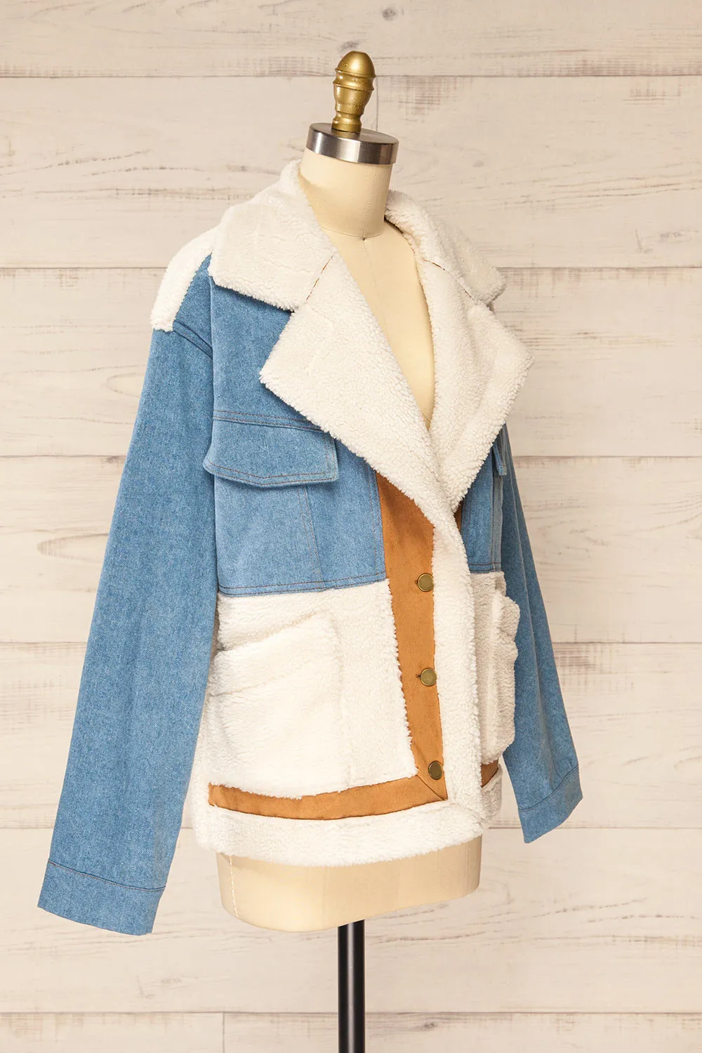 Hoddesdon | Denim Jacket w/ Sherpa