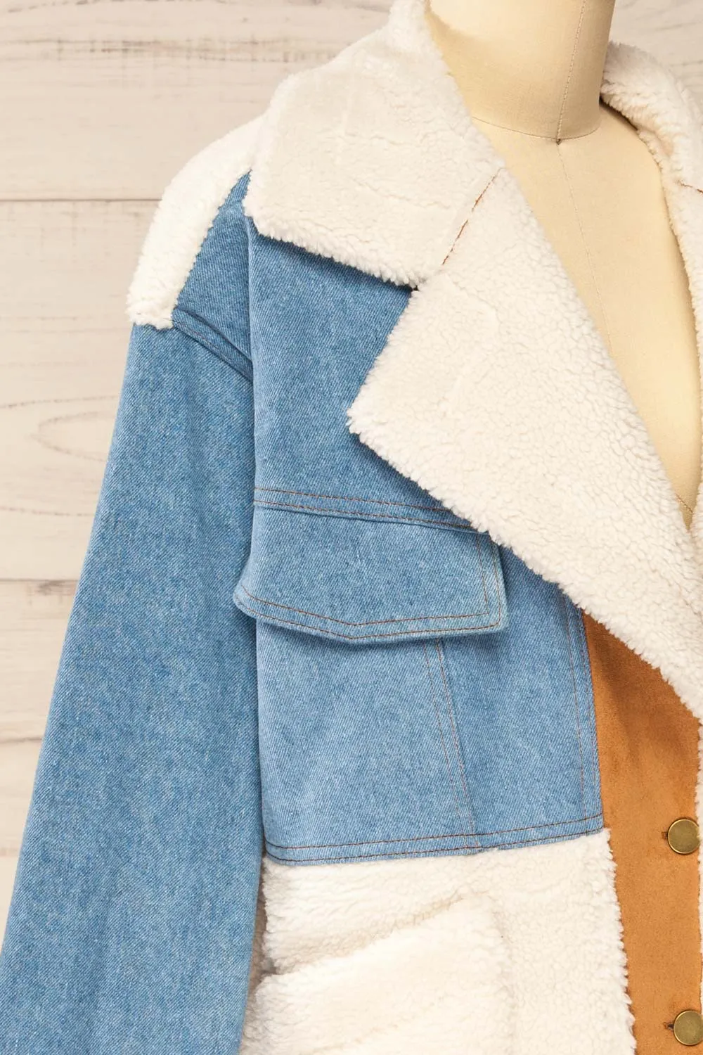 Hoddesdon | Denim Jacket w/ Sherpa