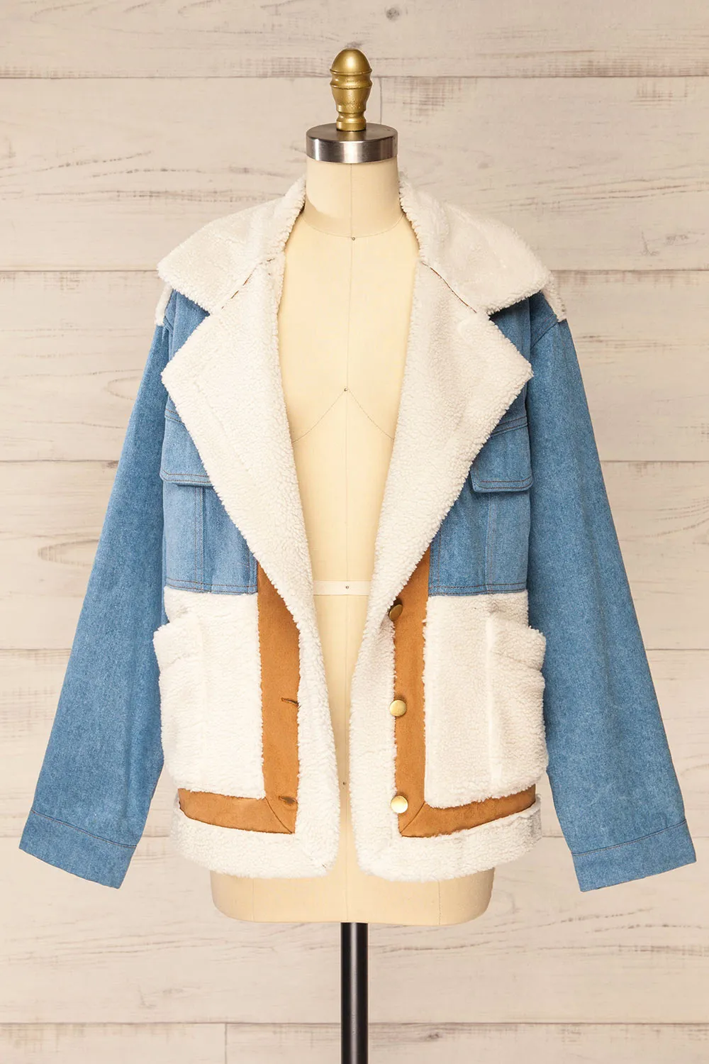 Hoddesdon | Denim Jacket w/ Sherpa
