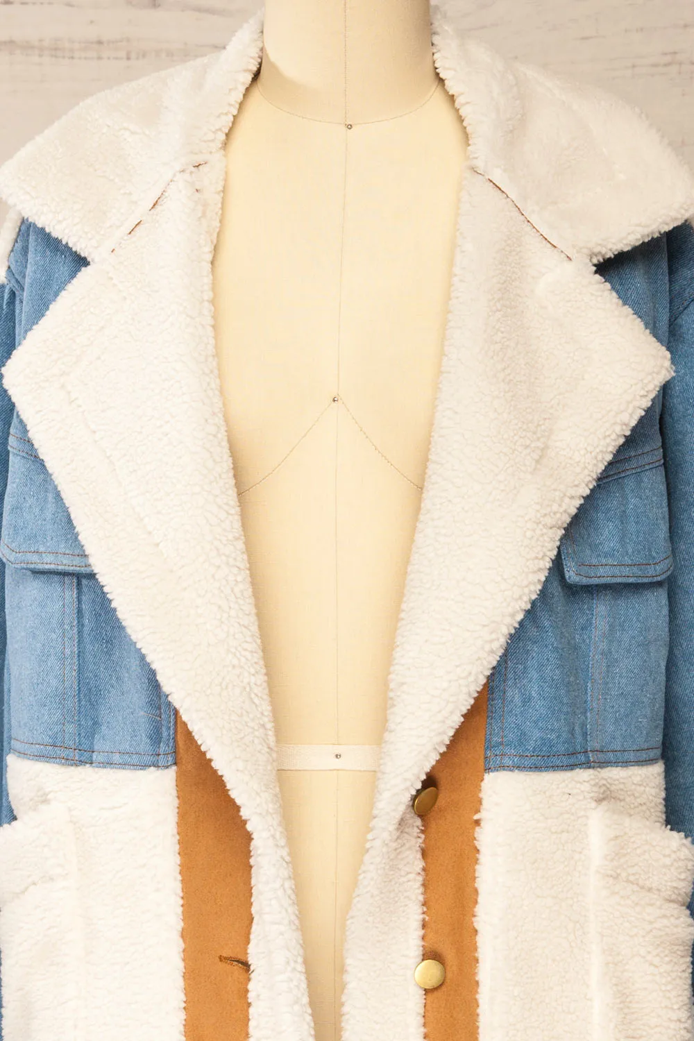 Hoddesdon | Denim Jacket w/ Sherpa