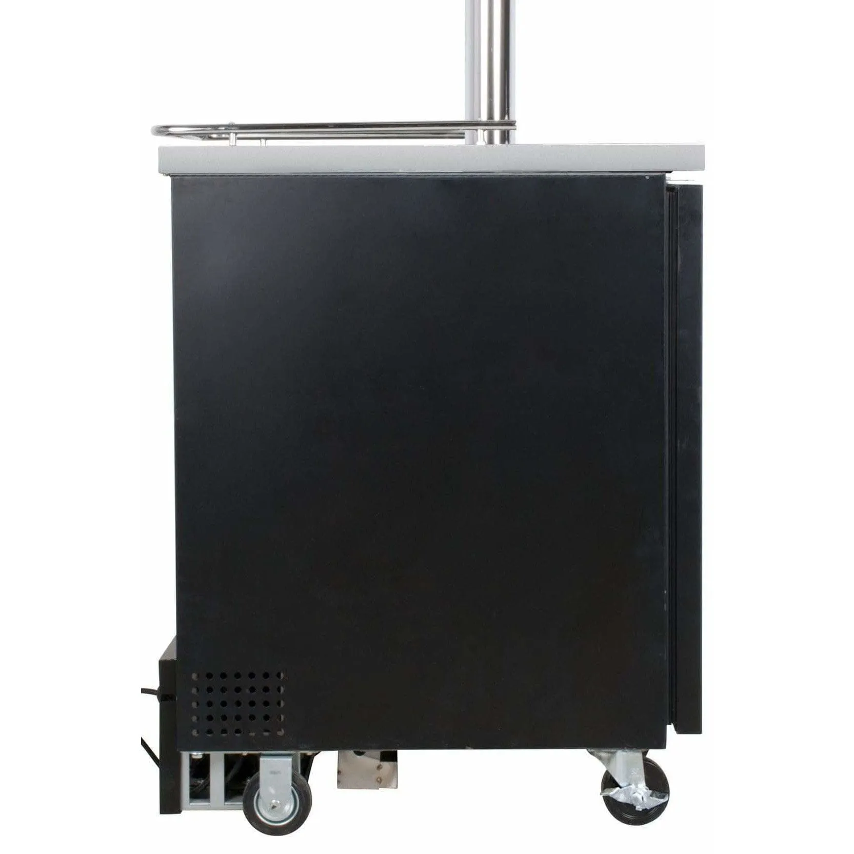 Kegco 24" Wide Dual Tap Black with Kegs Home Brew Kegerator HBK1XB-2K