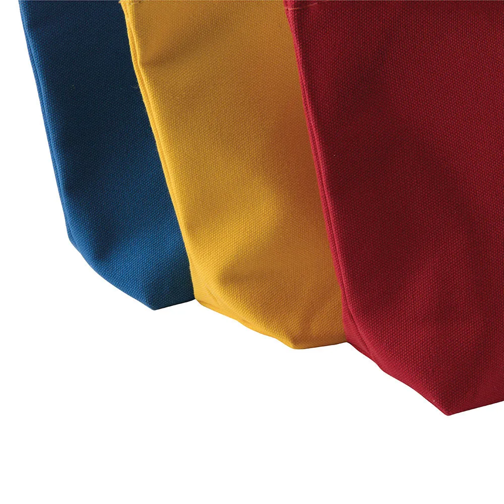 Klein Tools 5539LCPAK Canvas Bags with Zipper, Large Assorted Colors, 3 Pack