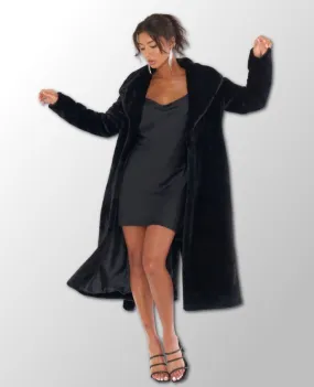 Lolita Black Faux Fur Jacket