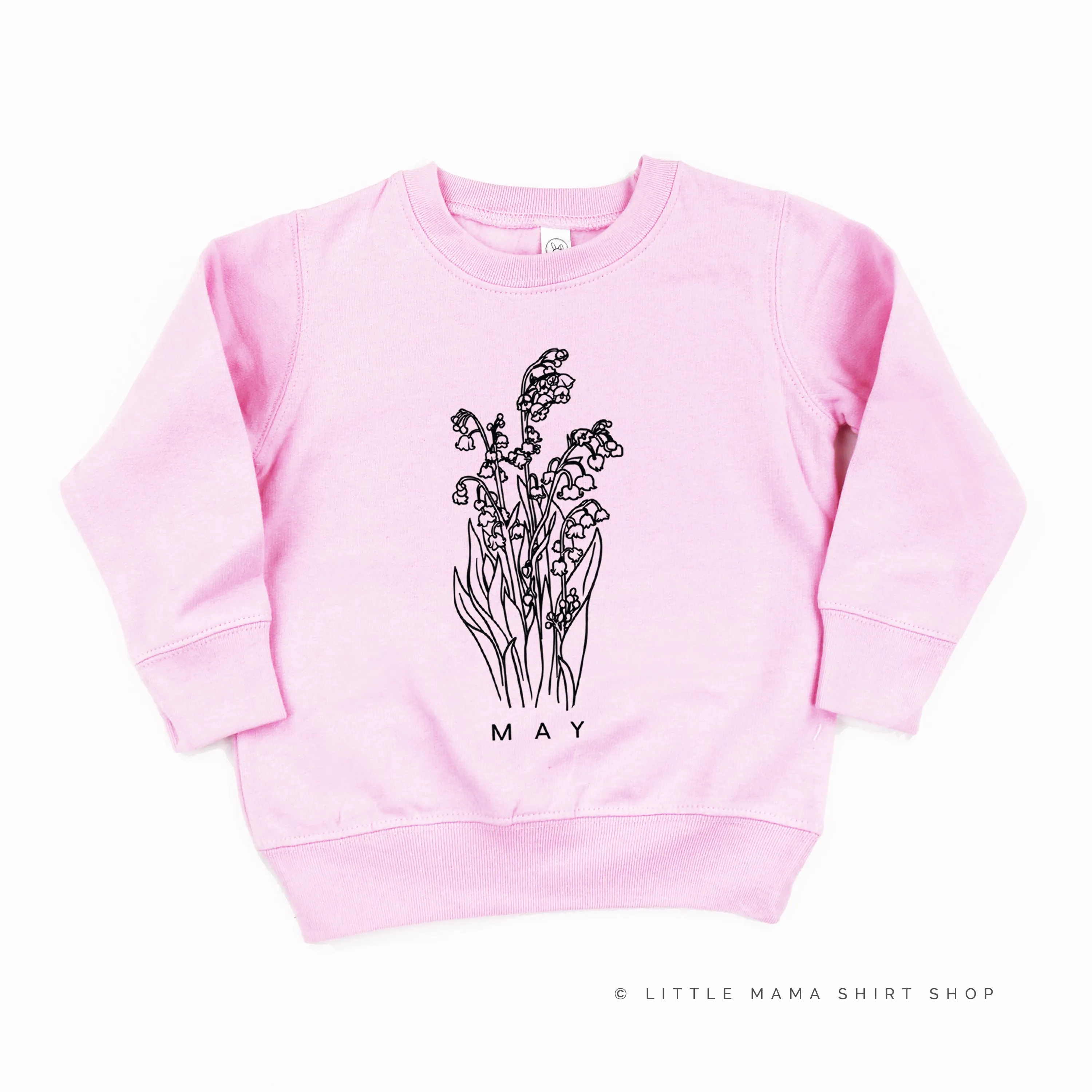 MAY BIRTH FLOWER - Lily of the Valley - Child Sweater