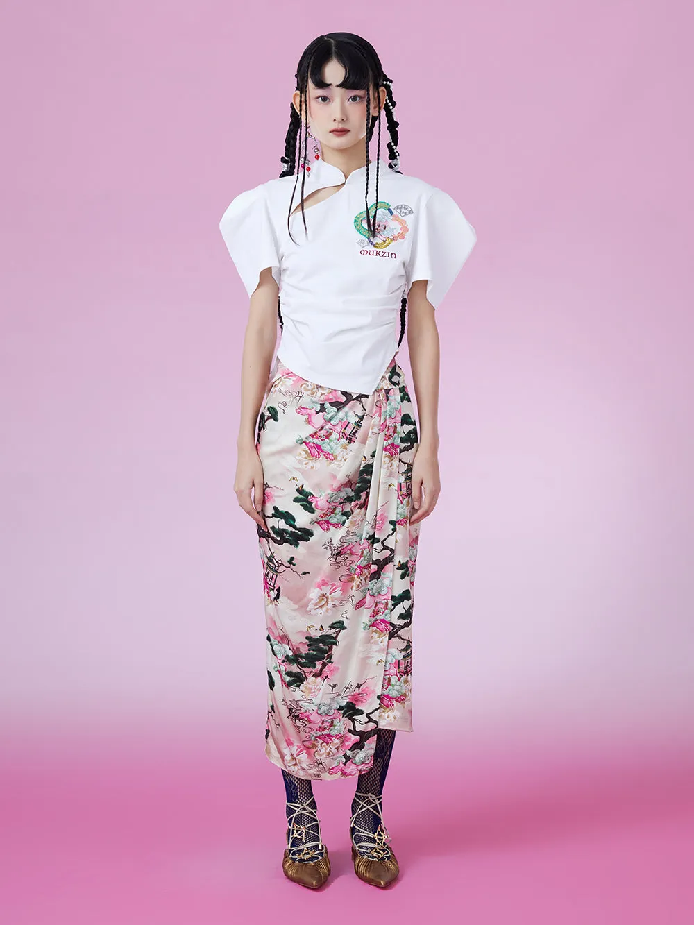 MUKZIN Irregular New Fashion Long Skirt