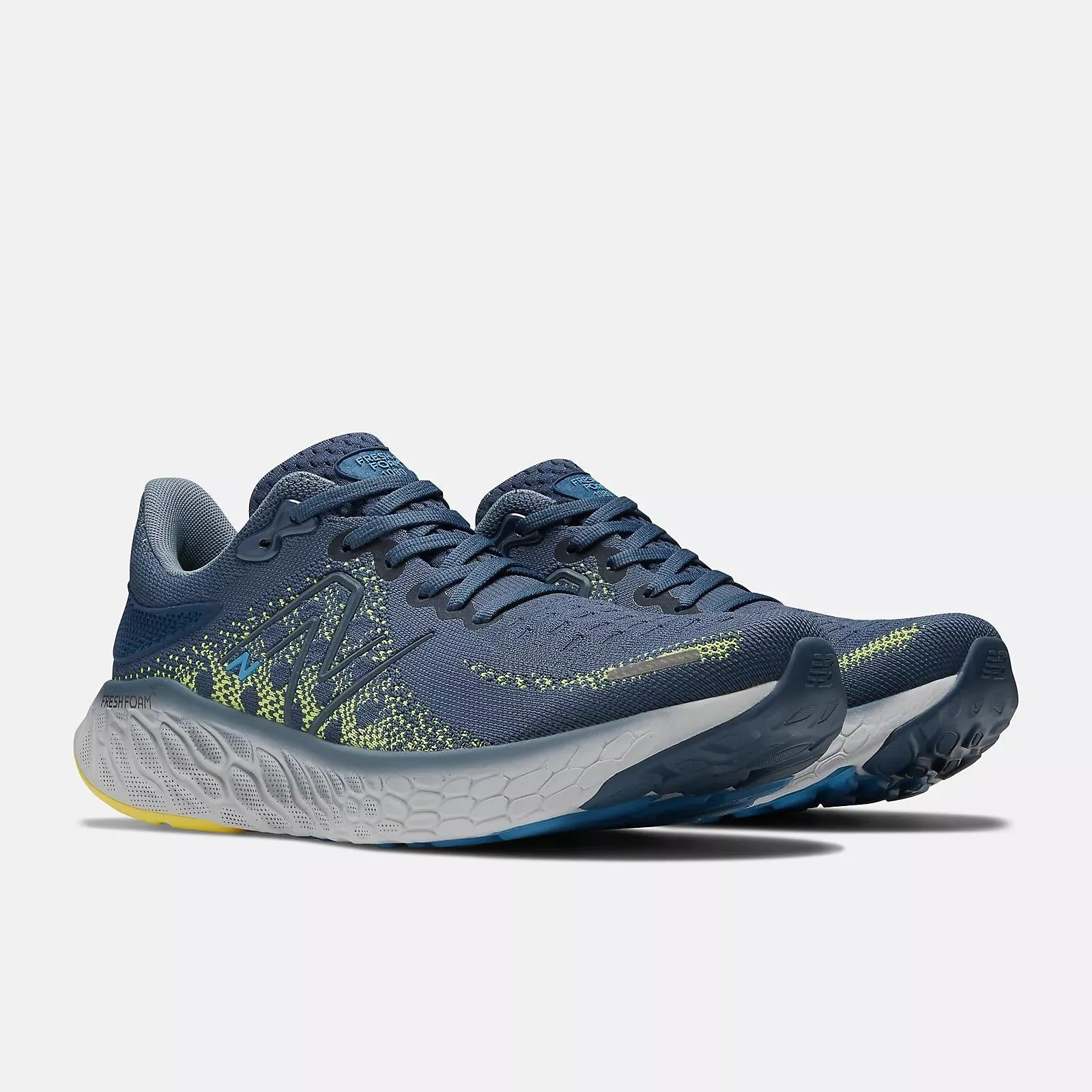 New Balance Men's Fresh Foam X 1080v12 (Vintage Indigo/Cosmic Pineapple)