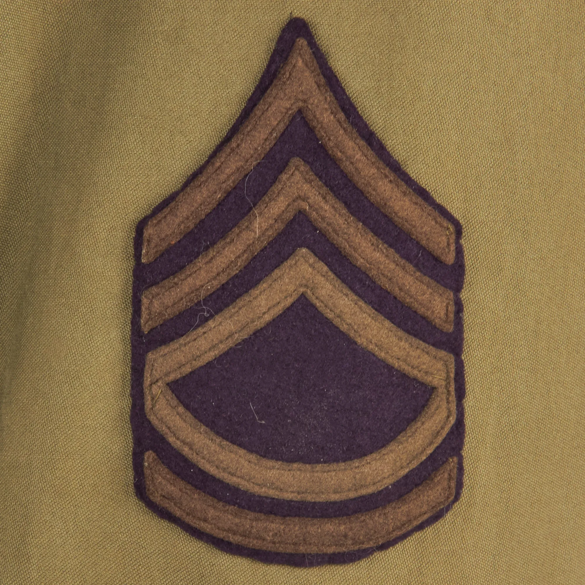 Original U.S. WWII 101st Airborne Division M-1943 M43 Field Jacket