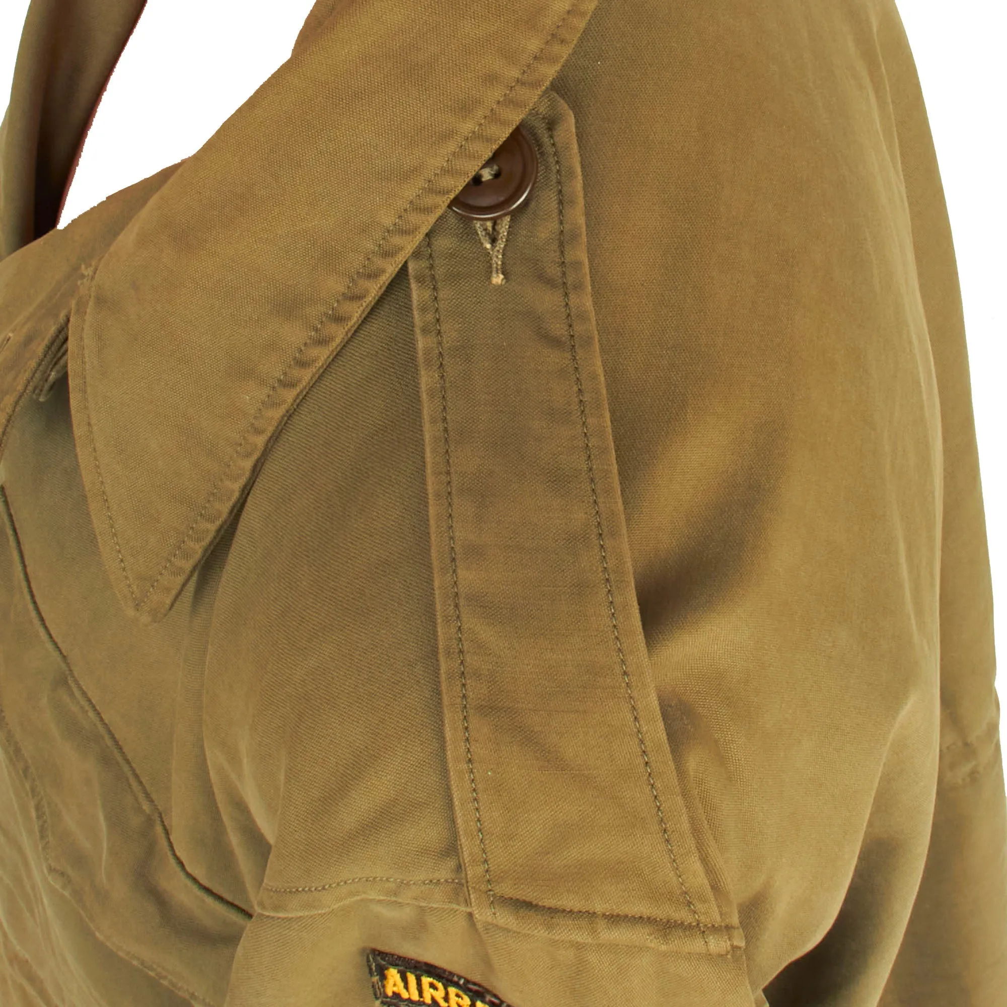 Original U.S. WWII 101st Airborne Division M-1943 M43 Field Jacket