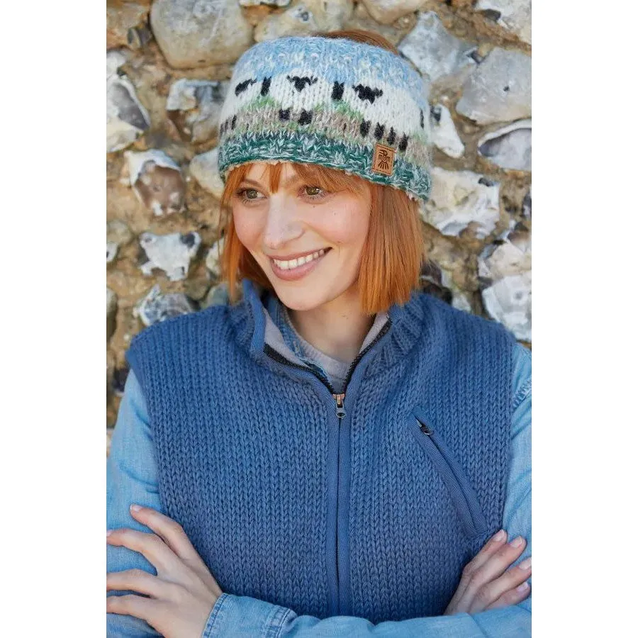 Pachamama Hazy Sheep Headband (Sherpa Fleece)