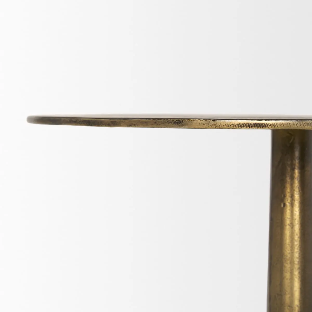 Risha Accent Table Gold Metal | Large
