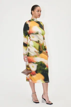 Stine Goya JESSIE DRESS FLOWERS IN FAST MOTION