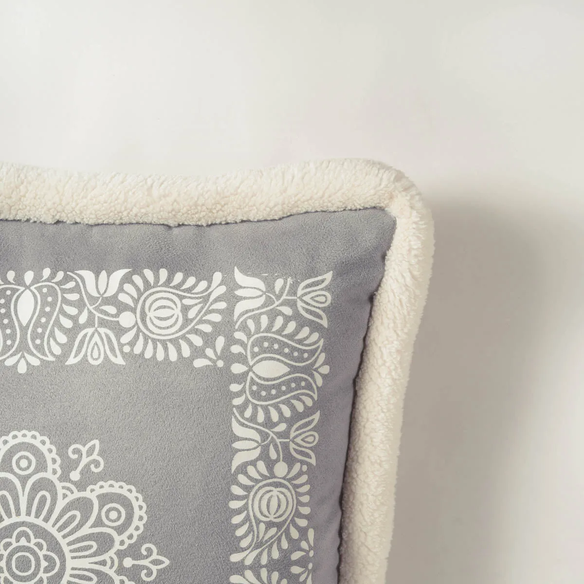 Svenska - Grey printed cushion cover, nordic style pillow cover, Scandinavian pillow