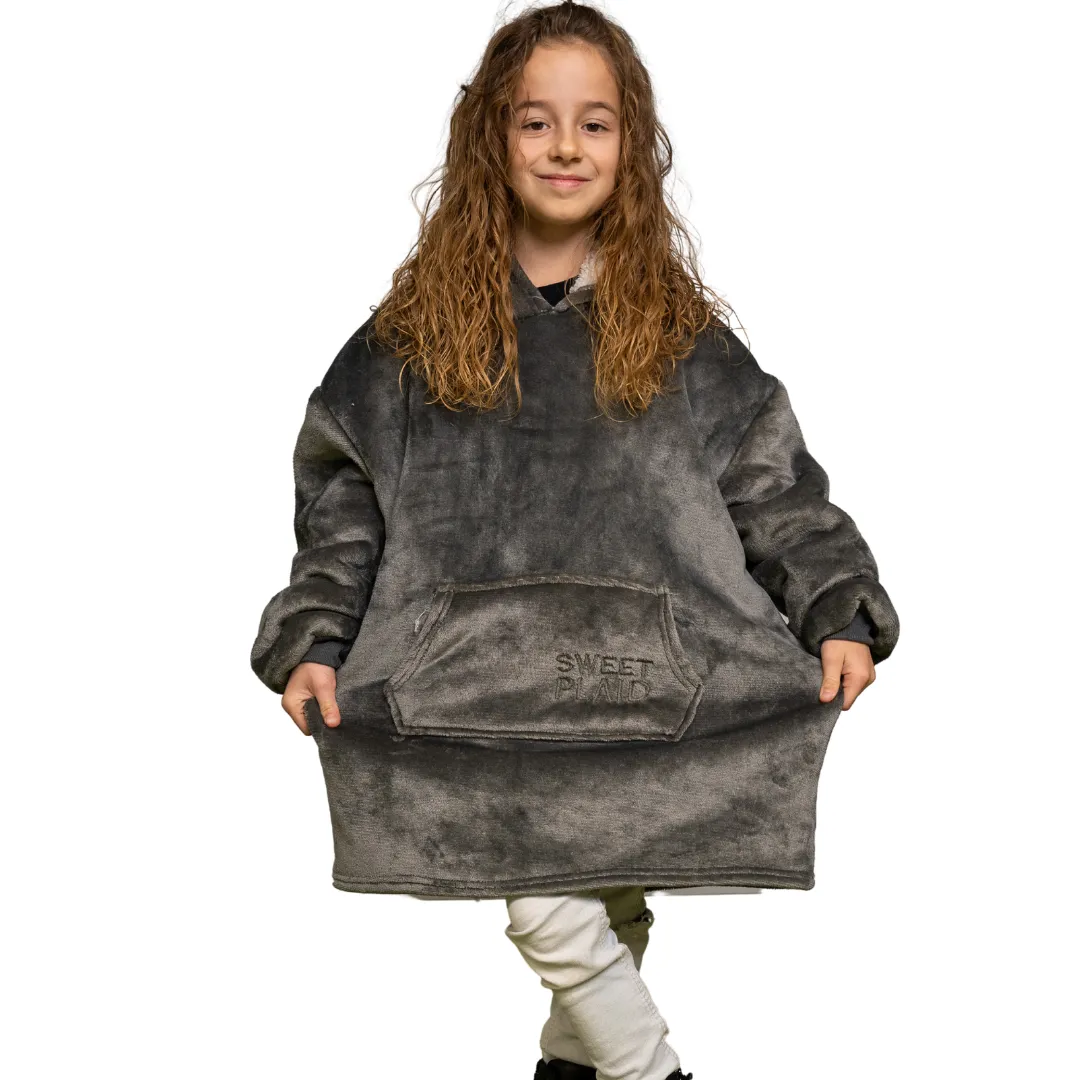 SweetPlaid™ Kids - Gris - SweatPlaid Enfant