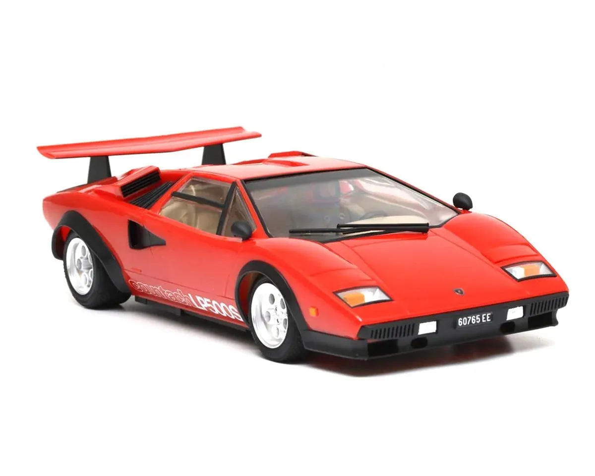 Tamiya 1/24 Lamborghini Countach LP500S Model Kit (Red w/Clear Coat)