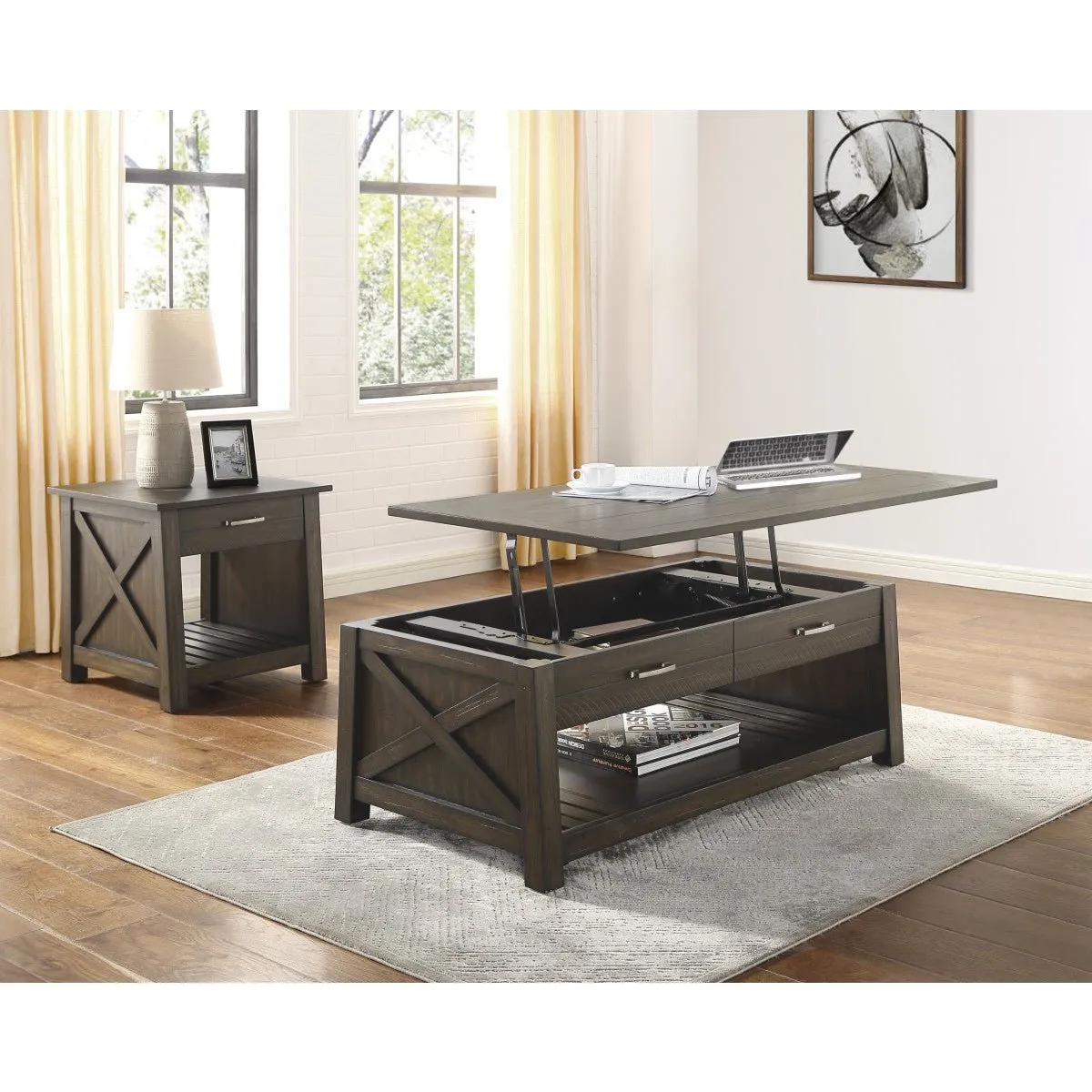 Traine Lift Top Cocktail Table