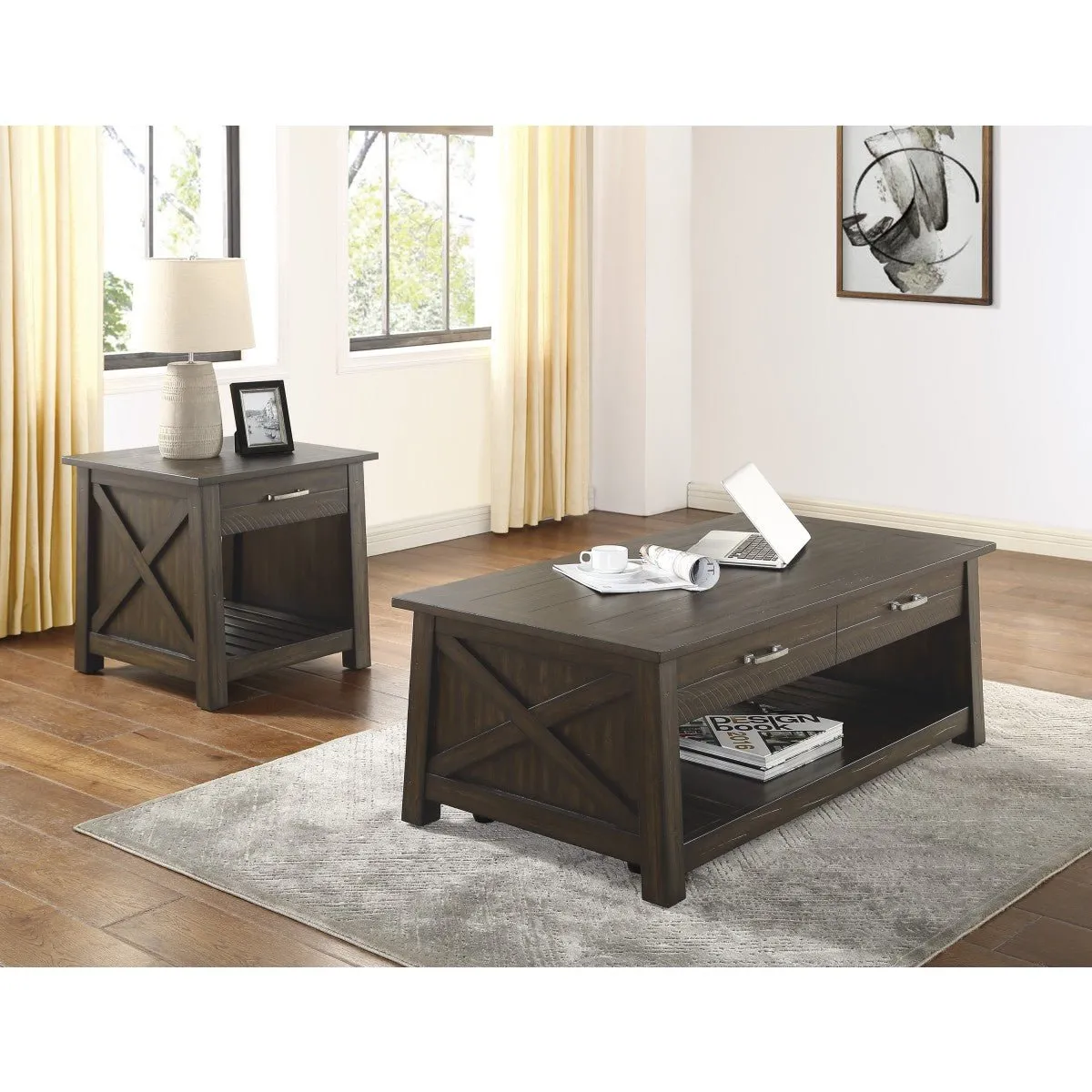 Traine Lift Top Cocktail Table