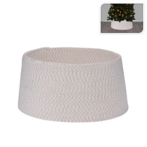 White Woven Standing Tree Skirt