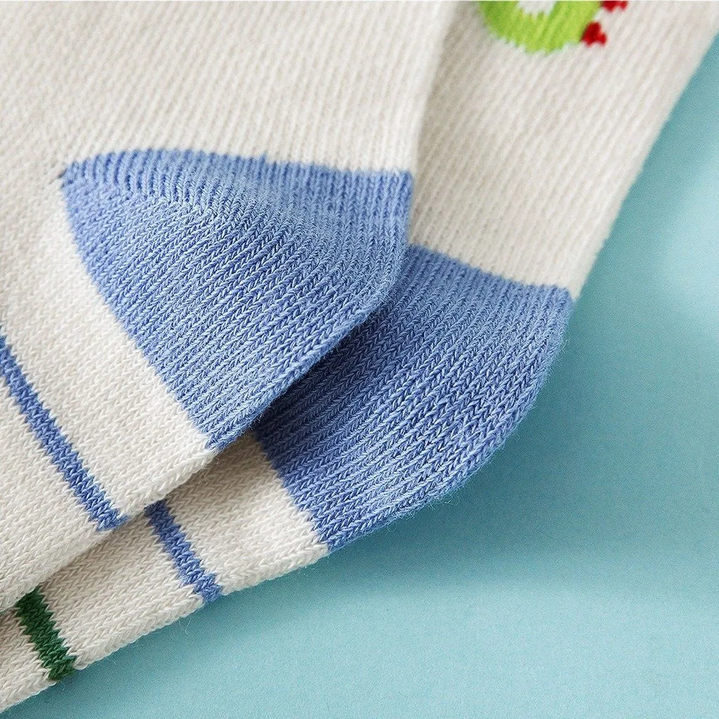 ZFSOCK Cute Dinosaur Kids Crew Socks for Boys, 5 Pairs